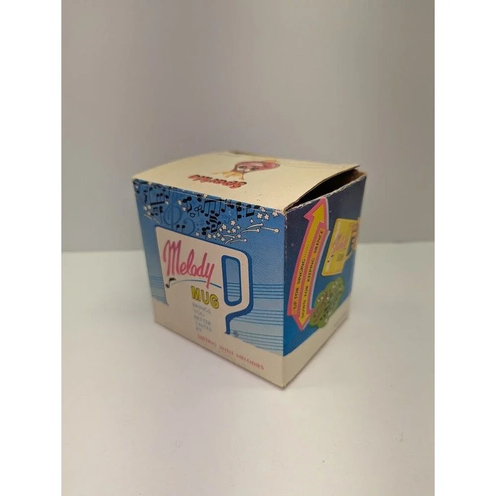 Vintage Melody‎ Mug Sunny Funnies SingingOld McDonald Had a Farm Mug + Box Works